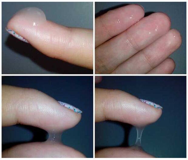Líquido preventivo nos dedos